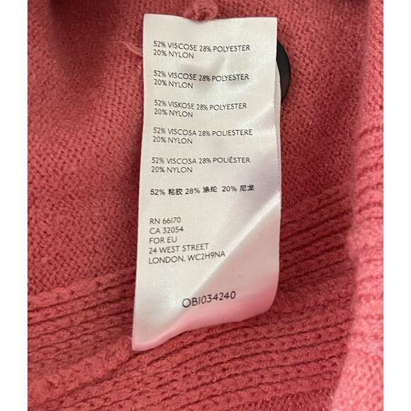 Anthropologie Margarita Tunic Knit Sweater Mock Turtleneck Buttons Size Large - Picture 8 of 8